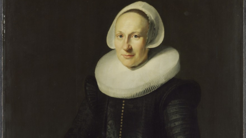 Thomas de Keyser, Bildnis einer Frau in Dreiviertelfigur