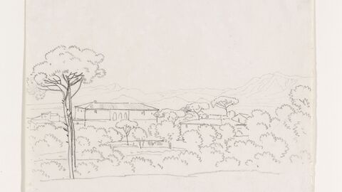 Johann Martin von Rohden, Italienische Landschaft, um 1825, Inv. HZ 4265
