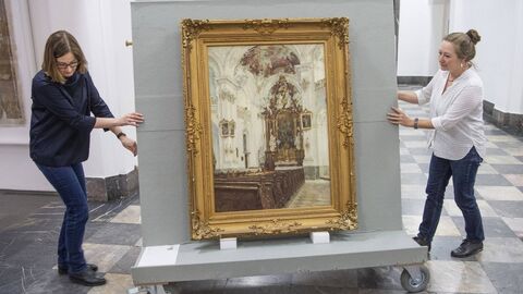 Gemälde von Fritz Beckert (1877-1962) Provenienzforschung am Museum Wiesbaden zu einem Gemälde von Fritz Beckert (1877-1962)