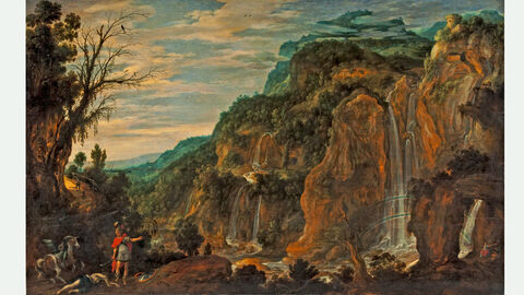 Ölgemälde auf Holz 