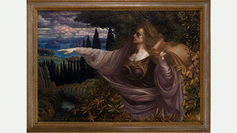 Gemälde Jean Delville, L’Oracle à Dodone 